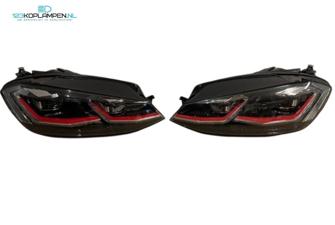 Volkswagen Golf 7 Facelift GTI Full LED Koplampen Set 5G1941, Gebruikt, -, -, Verzenden