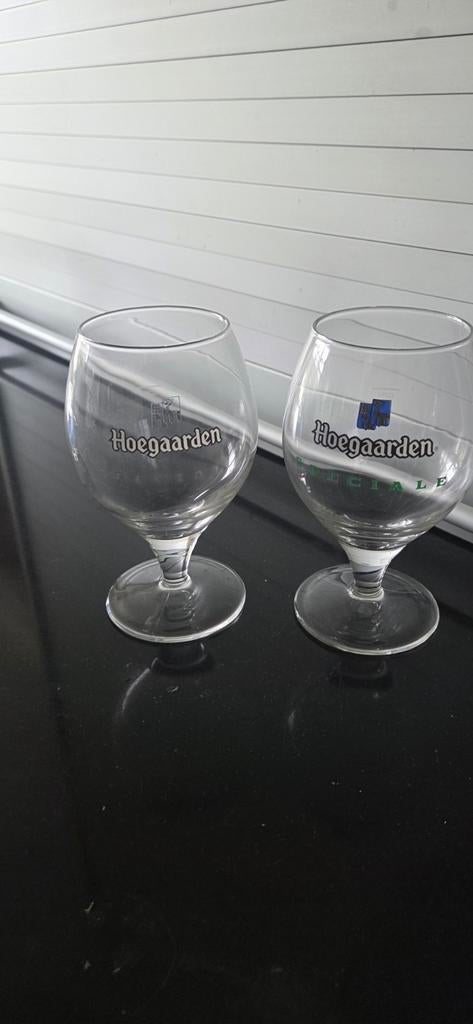2 Hoegaarden speciale glazen 25 cl, Ophalen