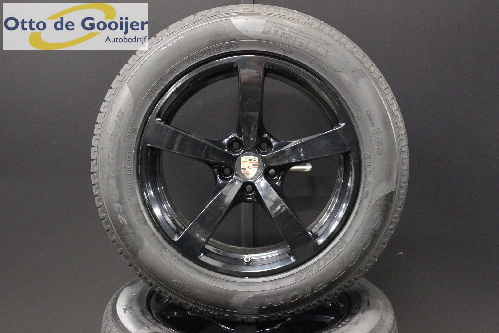 Originele Porsche Macan Velgen 18 Inch Winterbanden Pirelli, Ophalen, 18 inch, Gebruikt, -