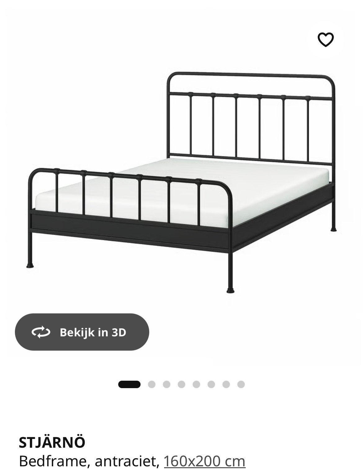 Bedframe 160x200, Ophalen, Zo goed als nieuw