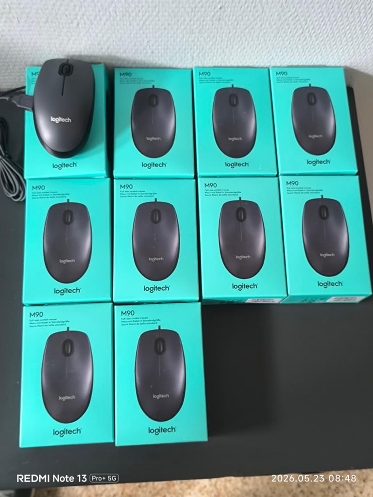 Lot 10 souris Logitech m90 neuve, Enlèvement ou Envoi, Souris