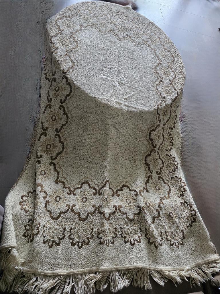 Stijlvol dubbelzijdig Jacquard/Gobelin tafelkleed, Ophalen