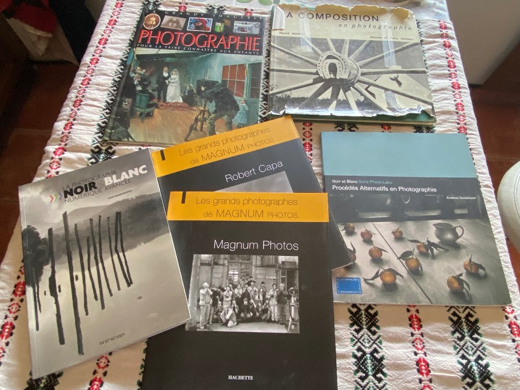 Set van 6 zwart-witfotoboeken, Boeken, Literatuur, Gelezen, België, Ophalen of Verzenden, Divers auteurs