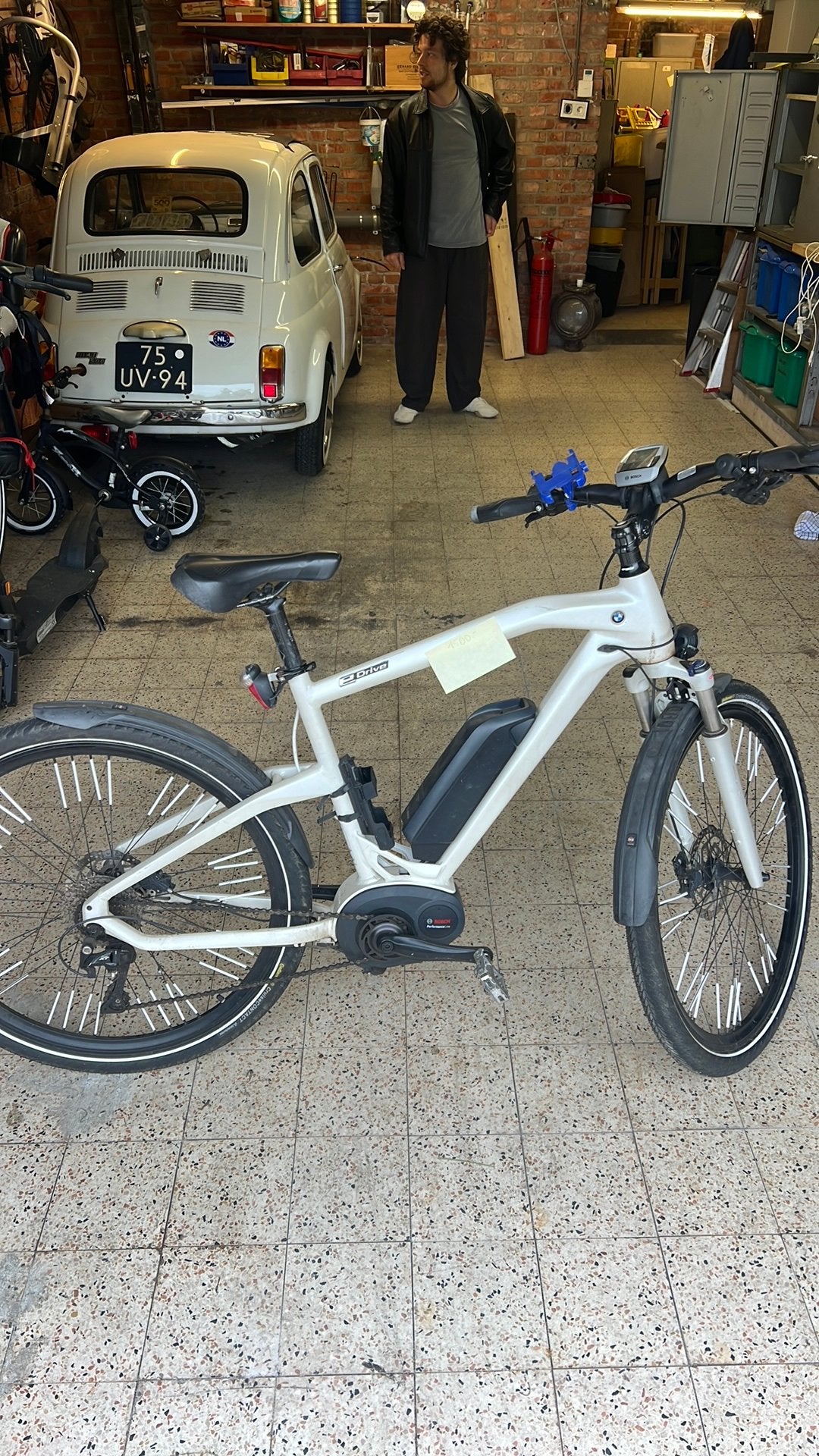E drive BMW elektrische mannenfiets, Vélos & Vélomoteurs, Enlèvement, Comme neuf