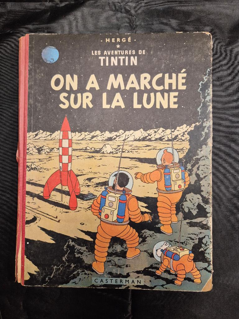 Tintin On a marché sur la lune, Livres, BD, Une BD, Enlèvement ou Envoi, Utilisé, Herge