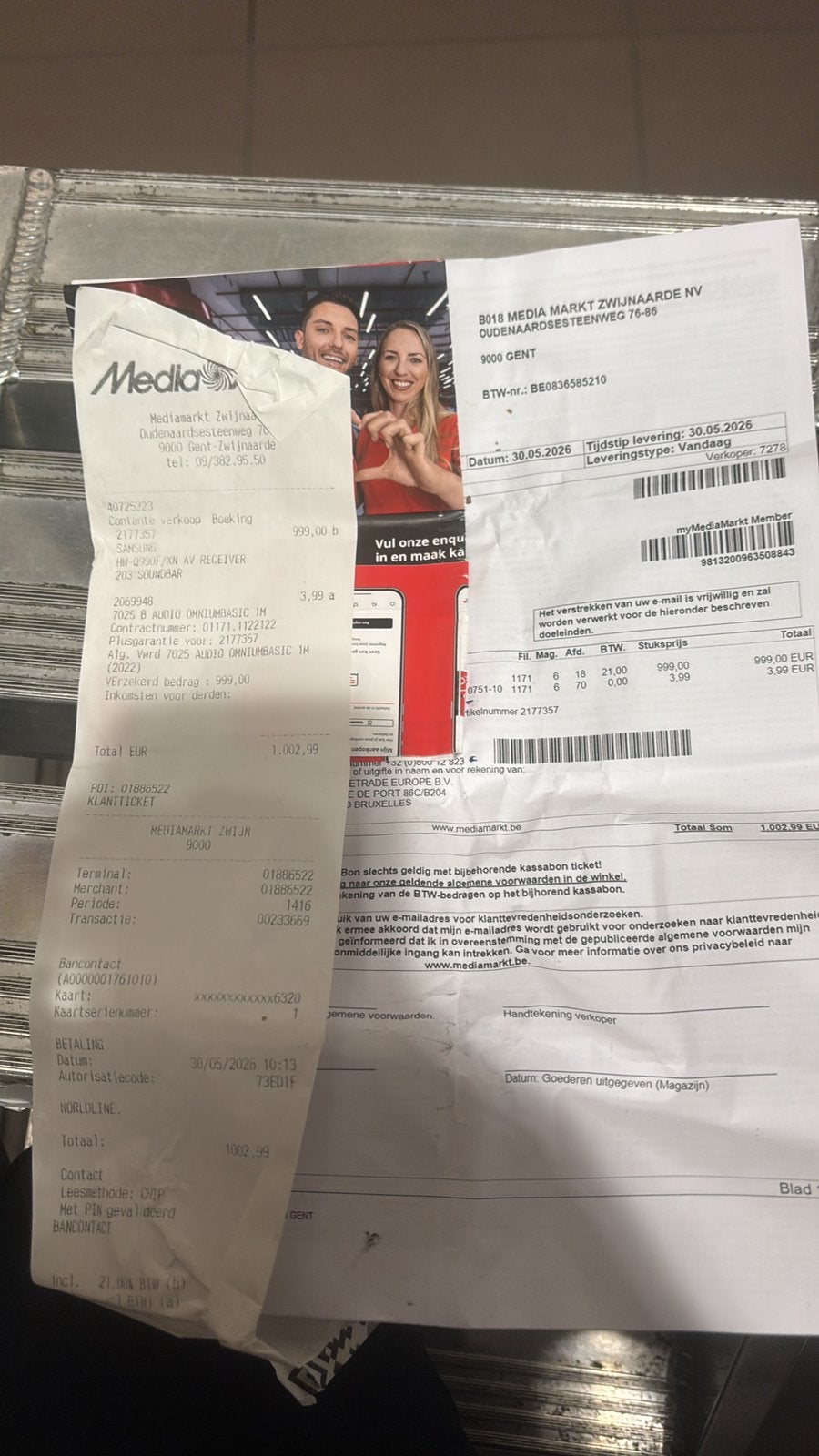 Barre de son (home cinéma), Enlèvement, Bluetooth, Comme neuf