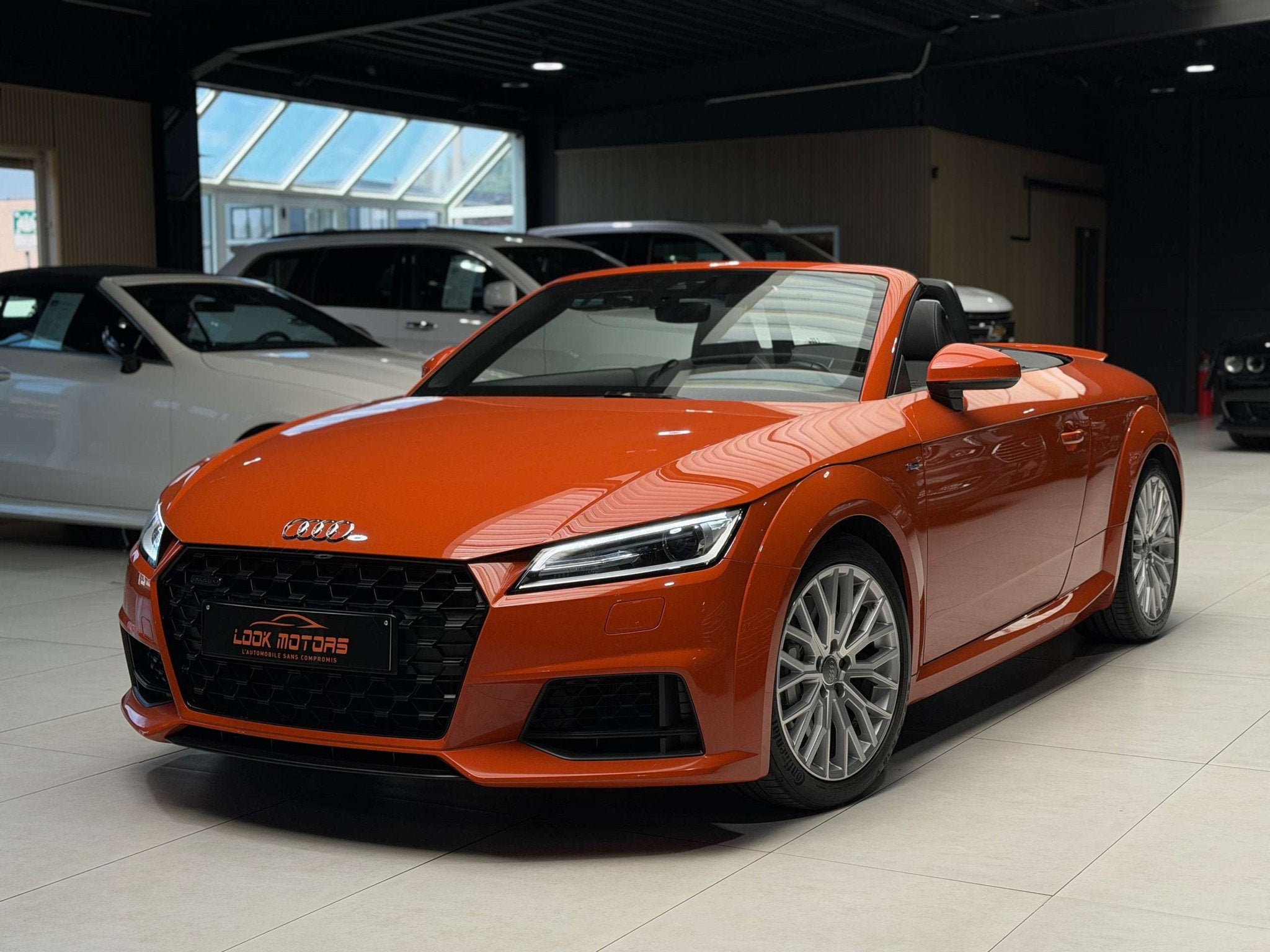 Audi TT Cabrio 45 TFSI S line S tronic QUATTRO 245CV KEYLESS, Autos, Cuir, Euro 6, Entreprise, Cabriolet