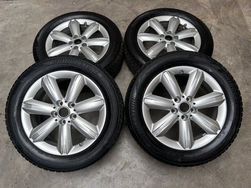 17 inch originele JCW velgen + winterbanden MINI Countryman, Gebruikt, -, -, Banden en Velgen