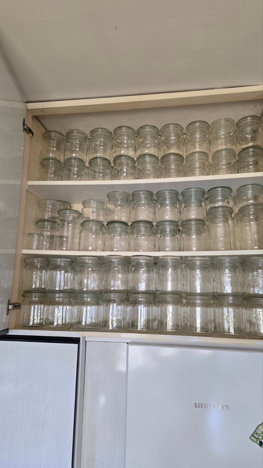 Weckpotten, Ophalen