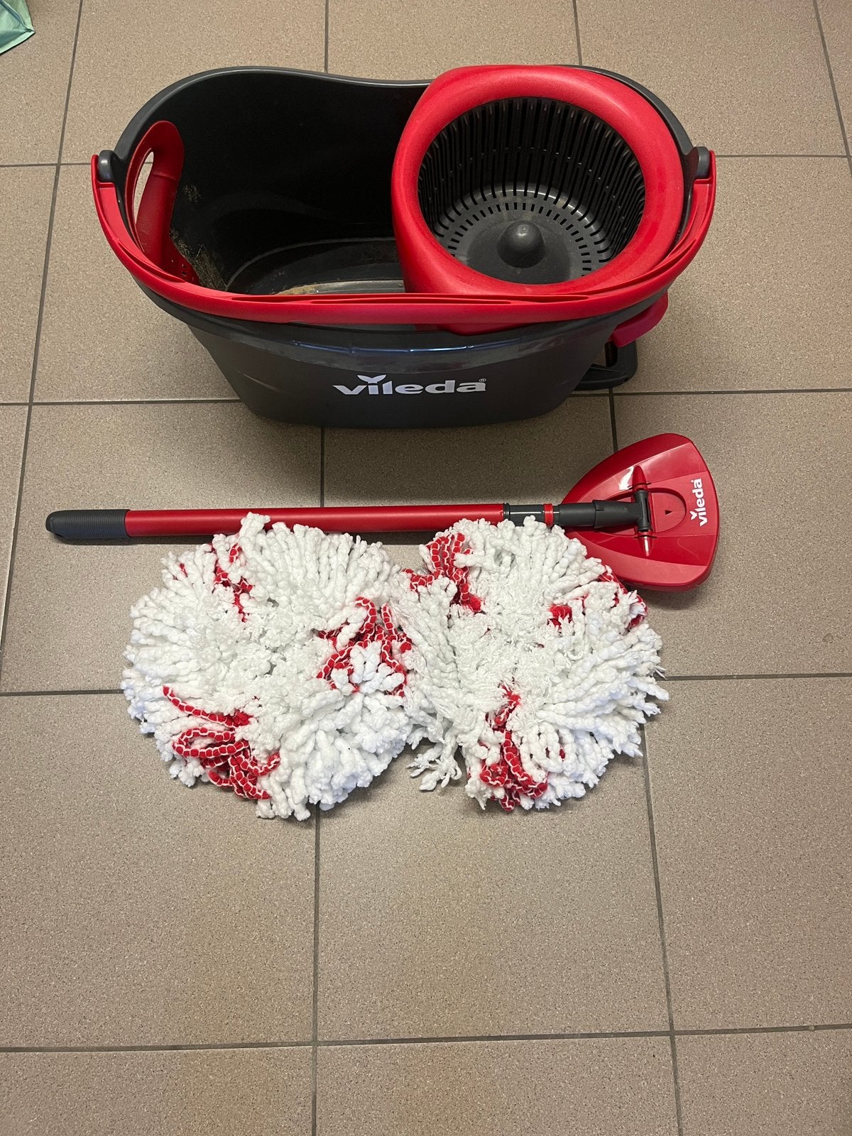 Vileda Dweilsysteem, Maison & Meubles, Produits de nettoyage, Enlèvement, Seau, Bac ou Chariot à balais