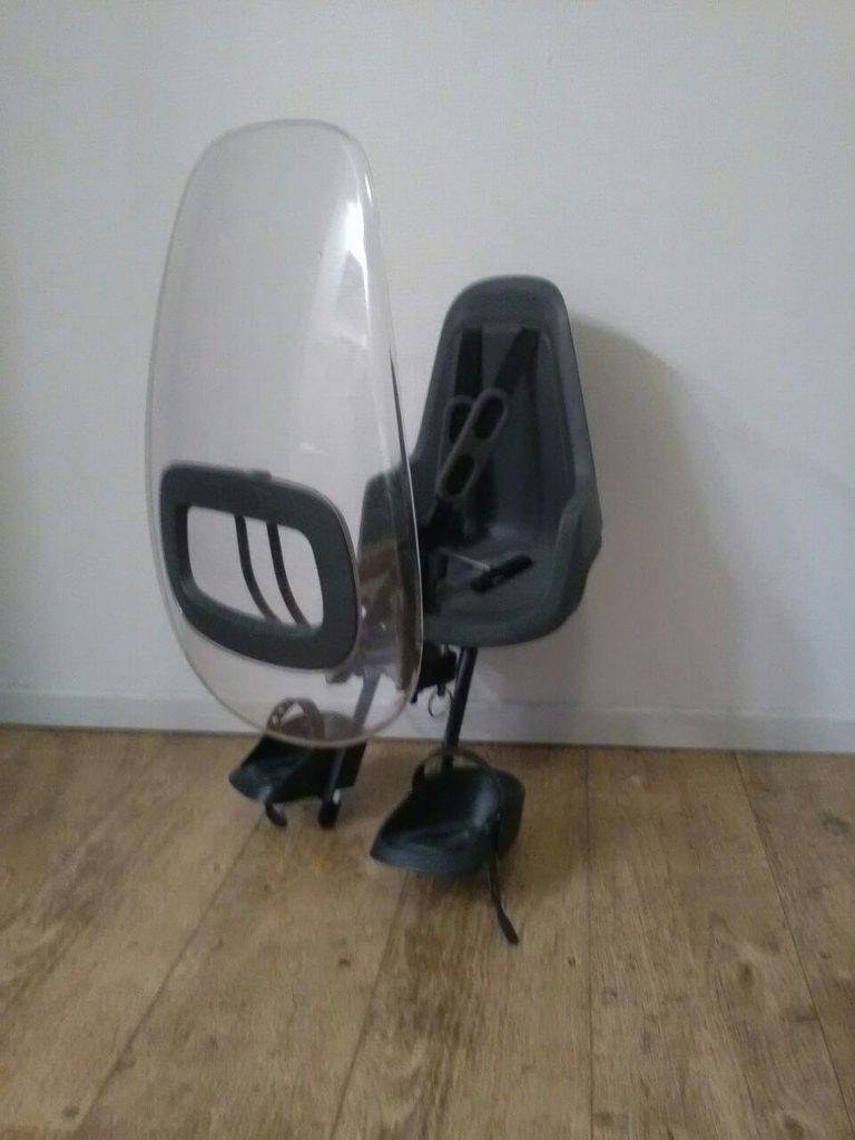 Fietsstoel vooraan, Ophalen, Voetsteuntjes, Voorzitje, Zo goed als nieuw