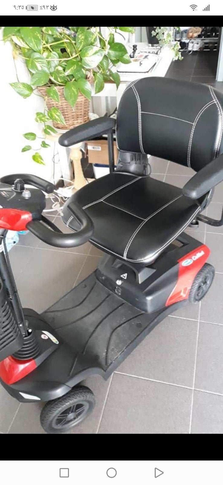 scooter pliable Colibri, nouvelles batteries, info : 048, Divers, Enlèvement ou Envoi, Pliant, Comme neuf, Fauteuil roulant électrique