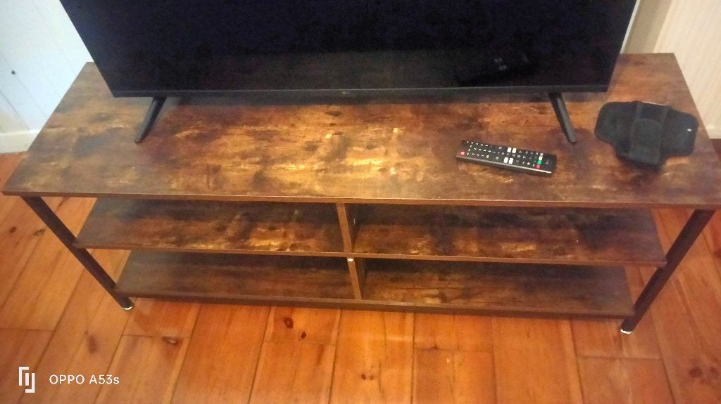 TV-meubel, Ophalen, Nieuw, Bruin, Modern