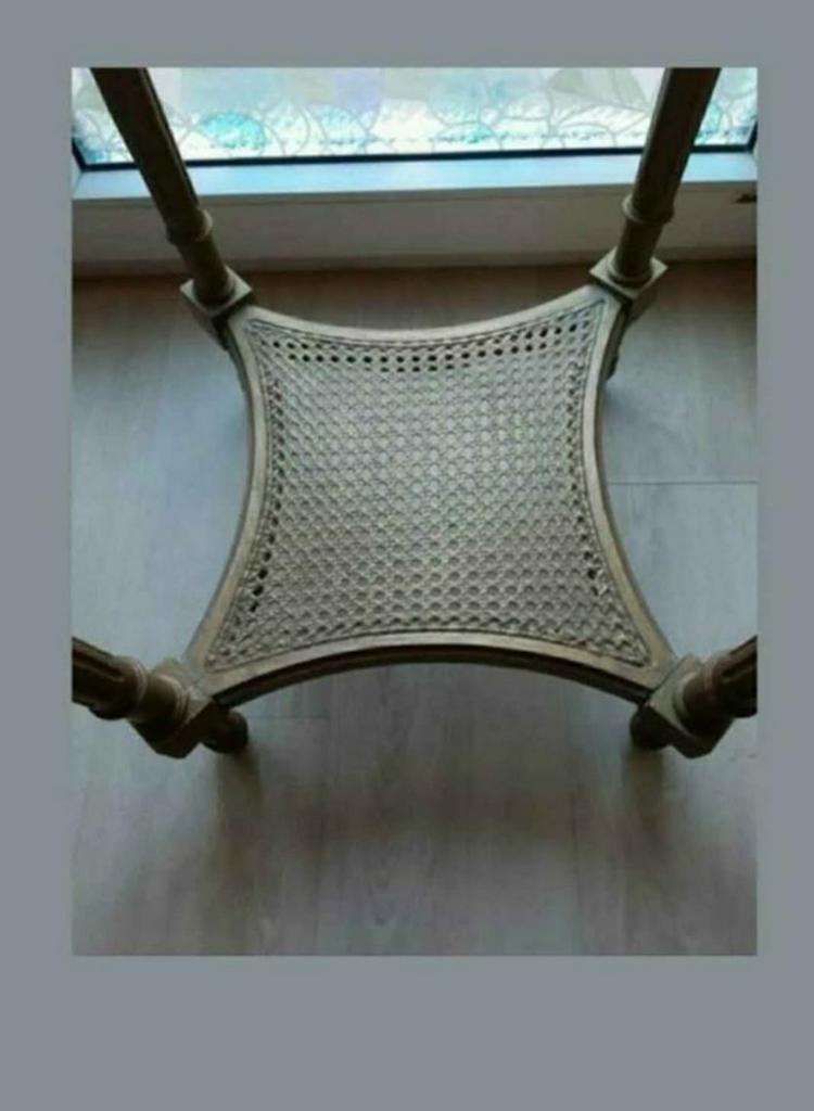 Guéridon bois doré marbre blanc ancien 60 €