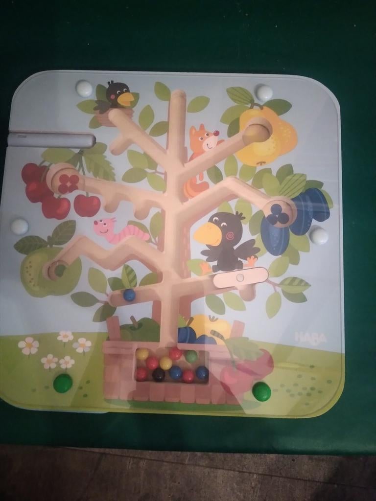 Haba magnetische boomgaard, Kinderen en Baby's, Speelgoed | Educatief en Creatief, Ophalen, Zo goed als nieuw, Ontdekken