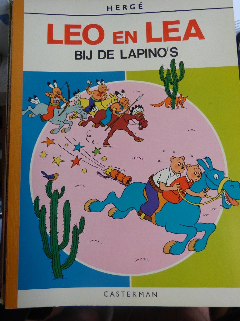 leo en lea bij de lapino's ,  van herge ,  softcover 1969, Boeken, Verzenden