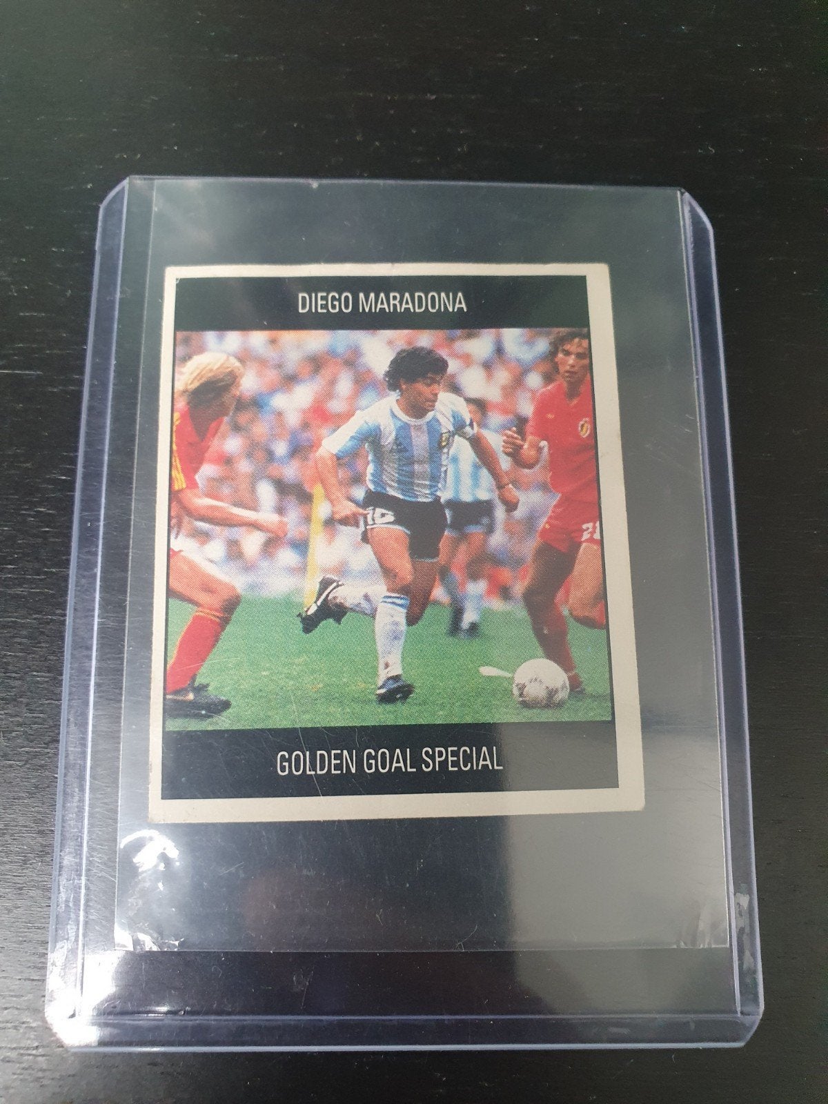 Diego Maradona Golden Goal Special, Ophalen of Verzenden, Gebruikt, Poster, Plaatje of Sticker
