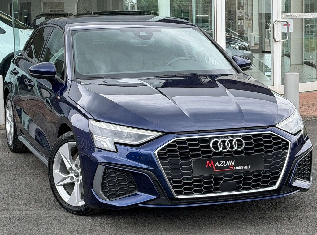 Audi A3 Sportback 30 TFSI * S line * CarPlay * Caméra * Gar, Autos, Cuir, Achat, Euro 6, Entreprise