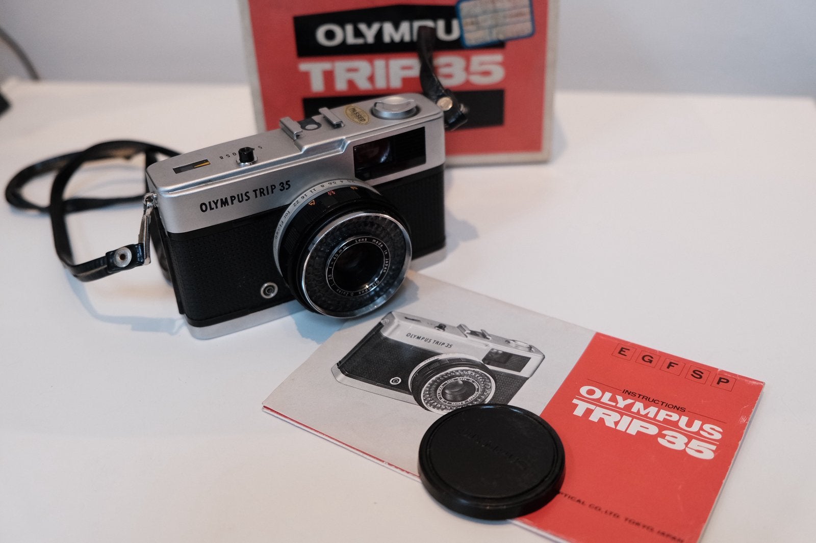 Olympus Trip 35 - bon état, Enlèvement ou Envoi, Utilisé, Reflex miroir, Olympus