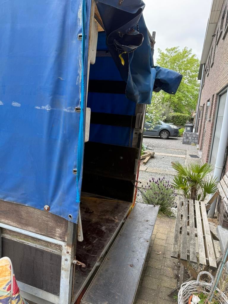 Aanhangwagen 4 meter geremd, Auto diversen, Aanhangers en Bagagewagens, Ophalen, Zo goed als nieuw
