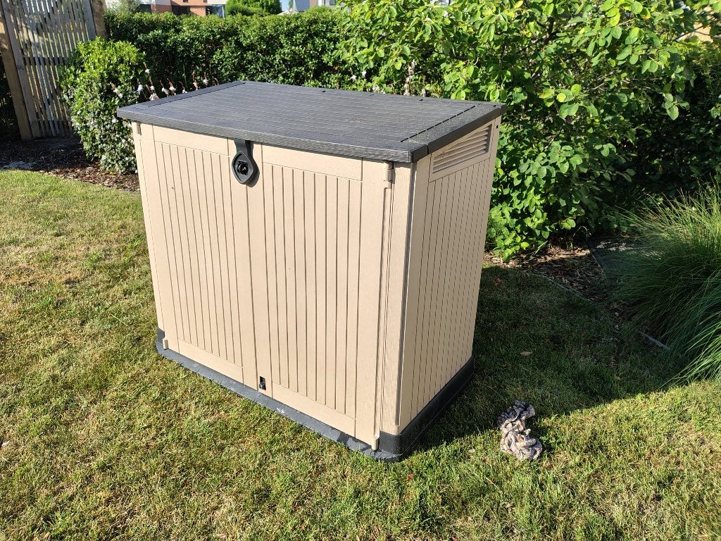 Plastiek tuinbox, Tuin en Terras, Bergingen en Tuinkasten, Ophalen, Zo goed als nieuw, Kunststof, Containerberging