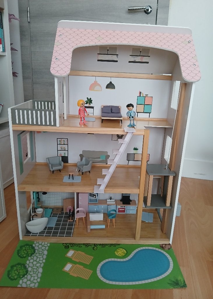 Maison de poupée en bois, Enfants & Bébés, Enlèvement, Utilisé, Maison de poupées
