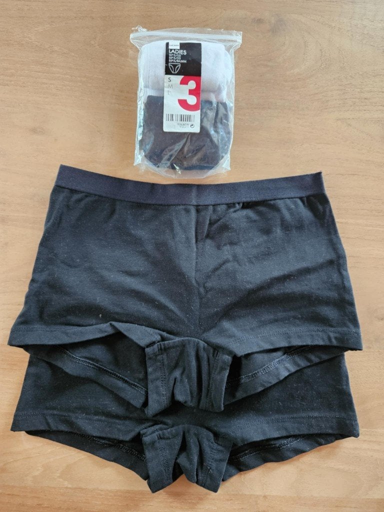 Lot de 2 boxers + 2 slips femme taille S Neufs, Enlèvement ou Envoi, Slip