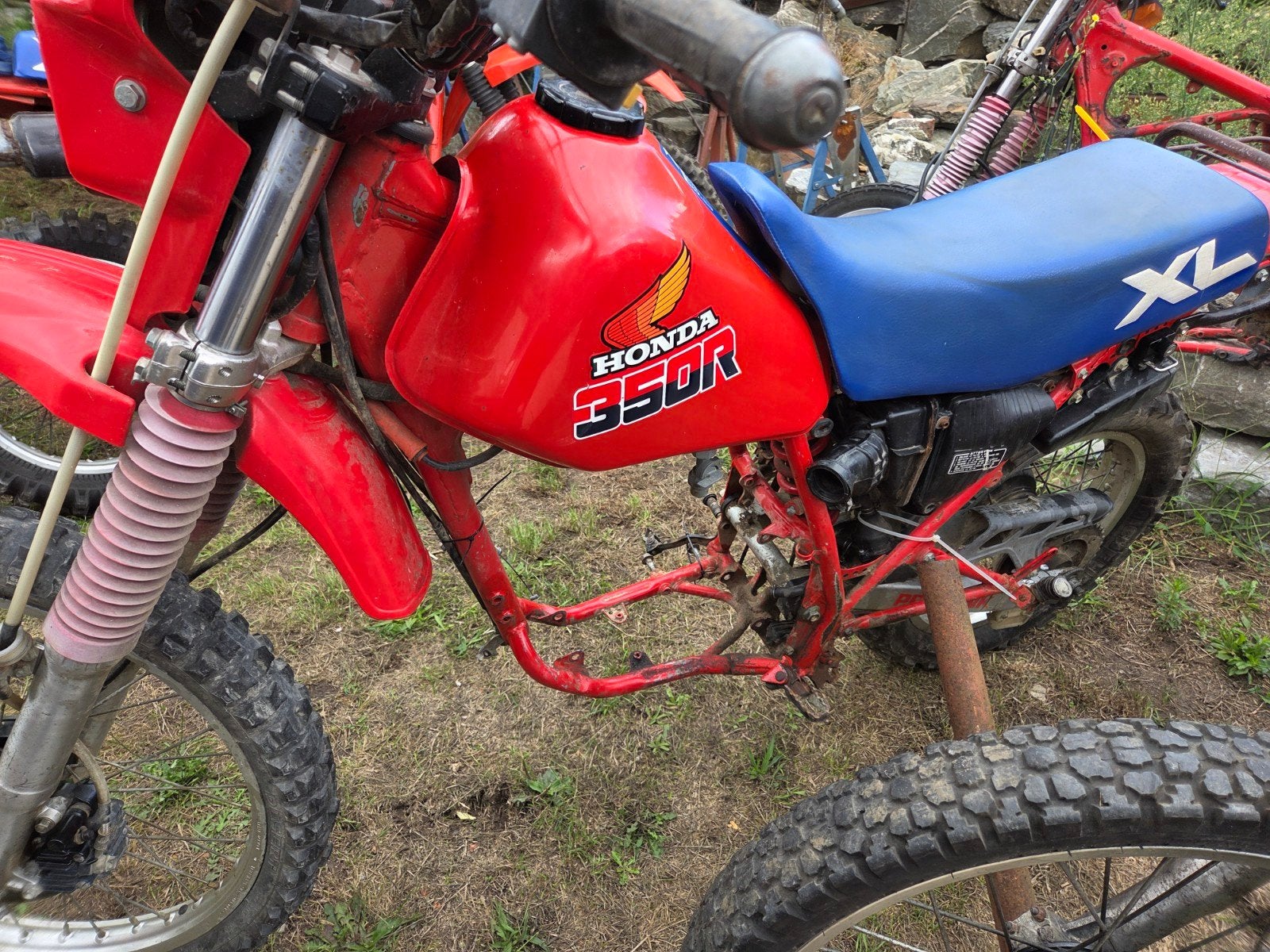 honda  xl350, Ophalen