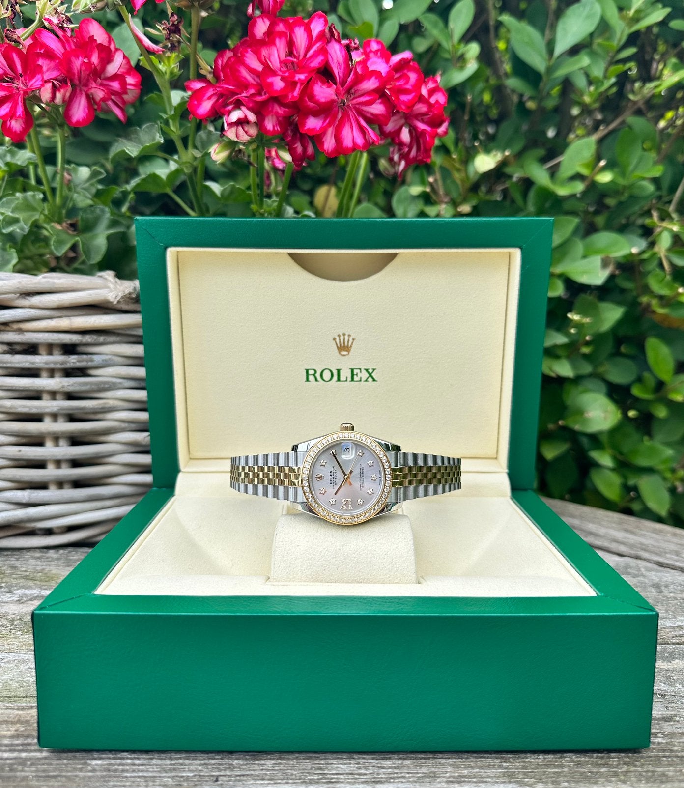 Rolex Datejust Lady, Ophalen of Verzenden, Zilver, Rolex
