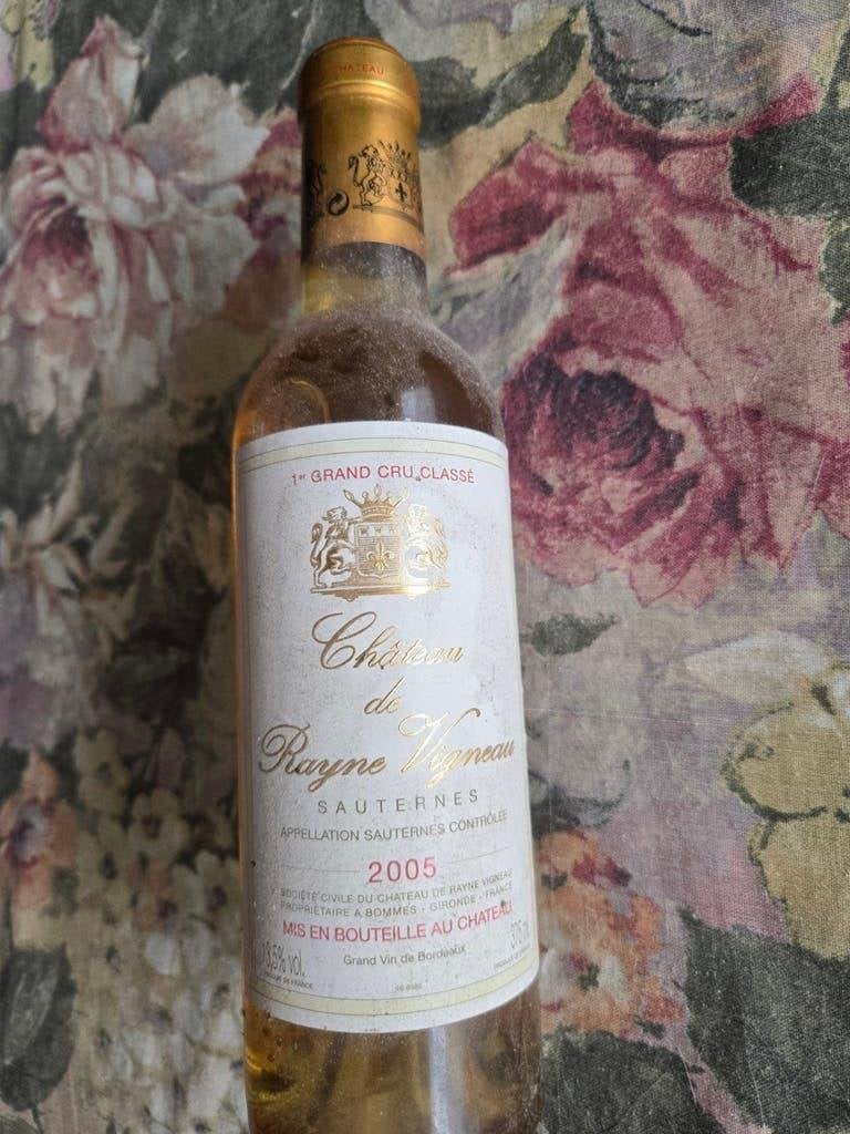 Château de Rayne Vigneau Sauternes Grand Cru classé 2005, Collections, Vins, Enlèvement, France