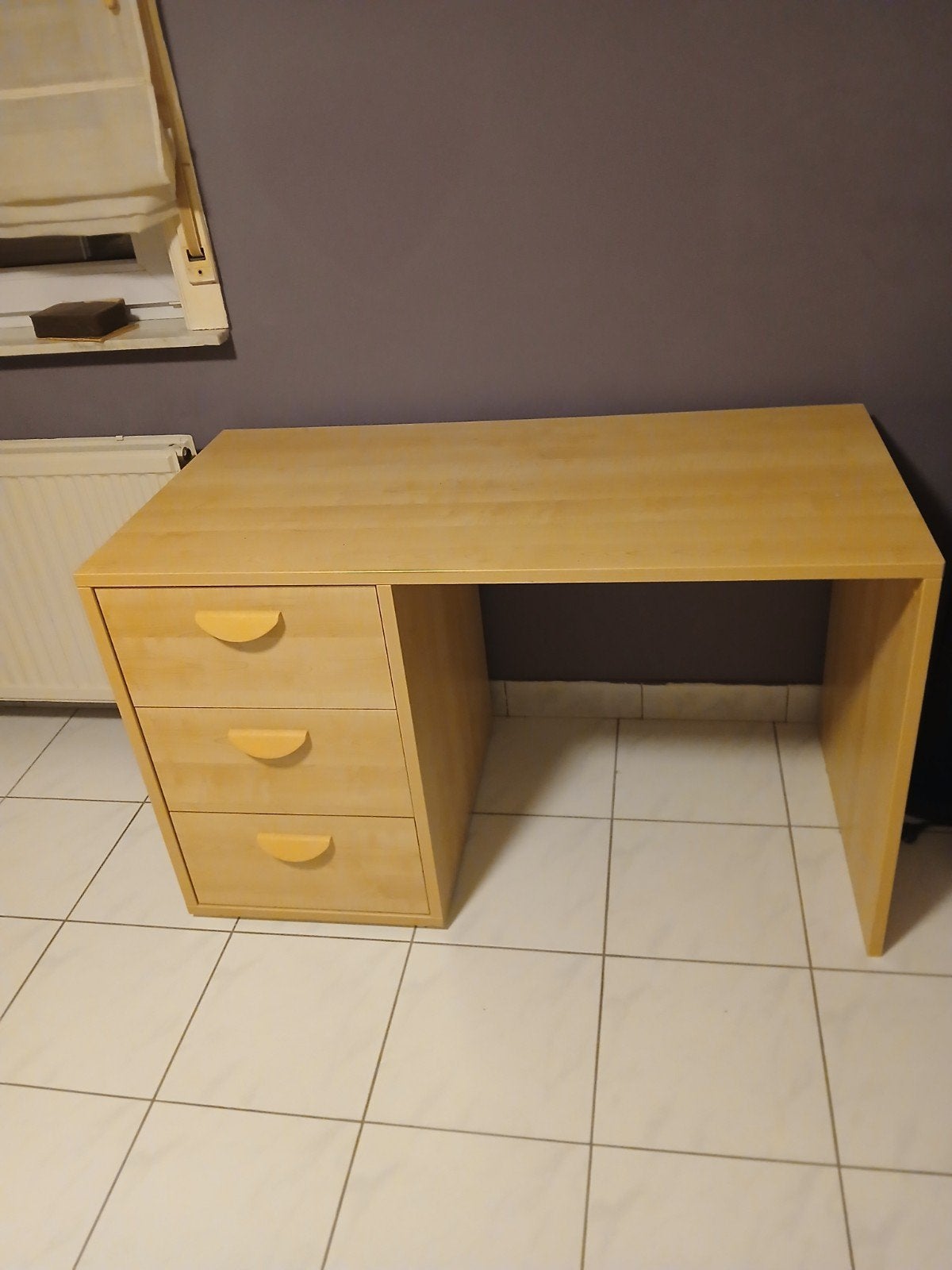 bureau, Enlèvement, Utilisé, Bois, Beige