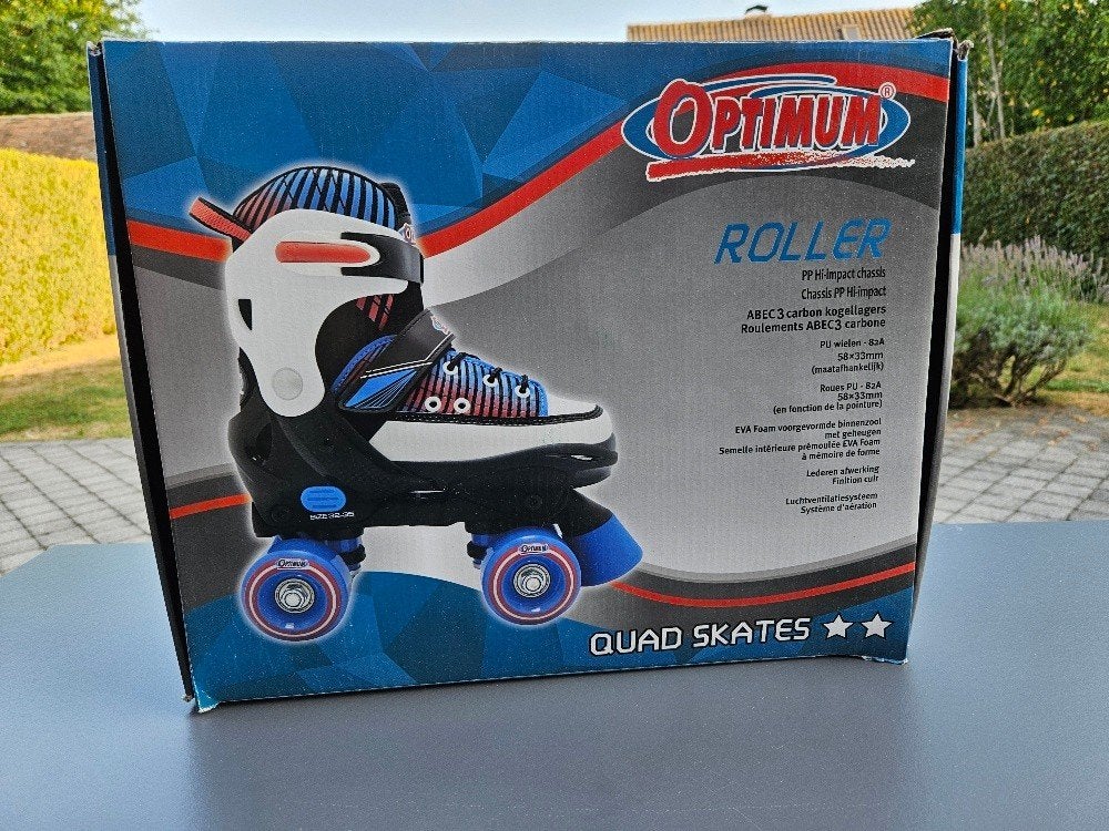 Rolschaatsen Optimum 36-39, Ophalen, Verstelbaar, Zo goed als nieuw, Kinderen