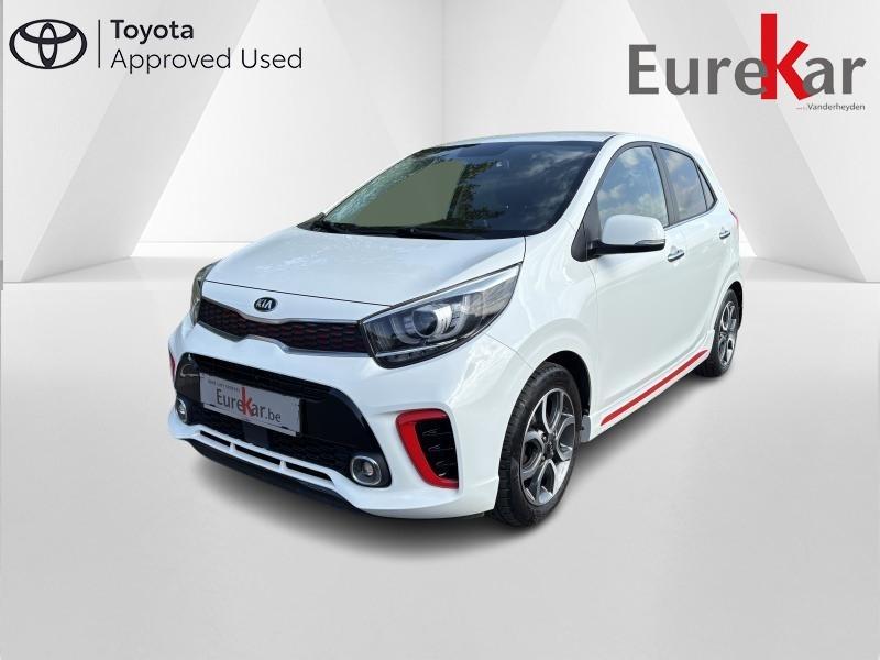 Kia Picanto GT LINE, Auto's, https://public.car-pass.be/vhr/ccb48c2b-4af5-4261-9ce3-5e169d029d34, Wit, Handgeschakeld, Parkeersensor