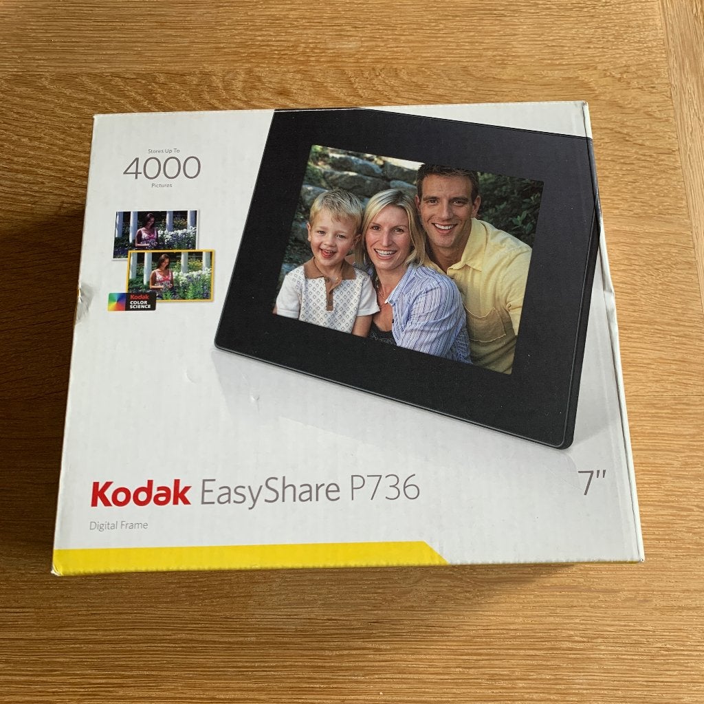 Digitale kader Kodak P736 Nieuw!, Audio, Tv en Foto, Foto | Digitale fotokaders, Ophalen of Verzenden, Nieuw, Kleiner dan 8 inch