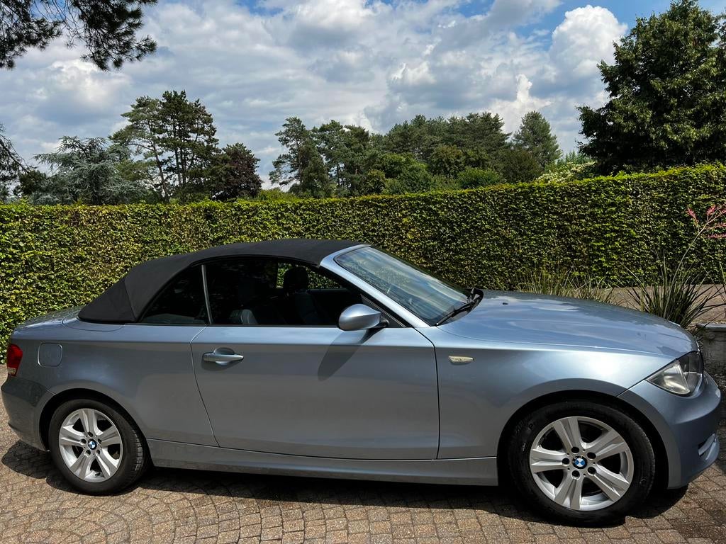Perfecte BMW 118d cabrio, Auto's, Euro 5, 4 cilinders, Cabriolet, Blauw