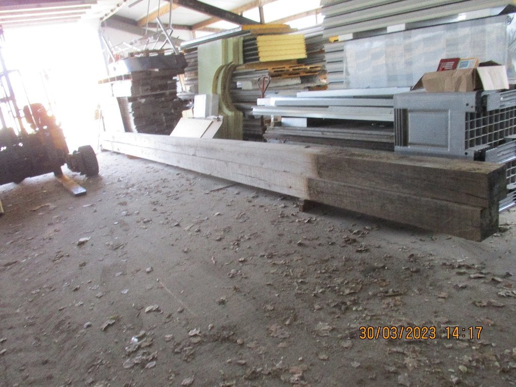 eiken balken, Bricolage & Construction, Bois & Planches, Comme neuf, Poutre, Chêne, 300 cm ou plus, 50 mm ou plus, Enlèvement