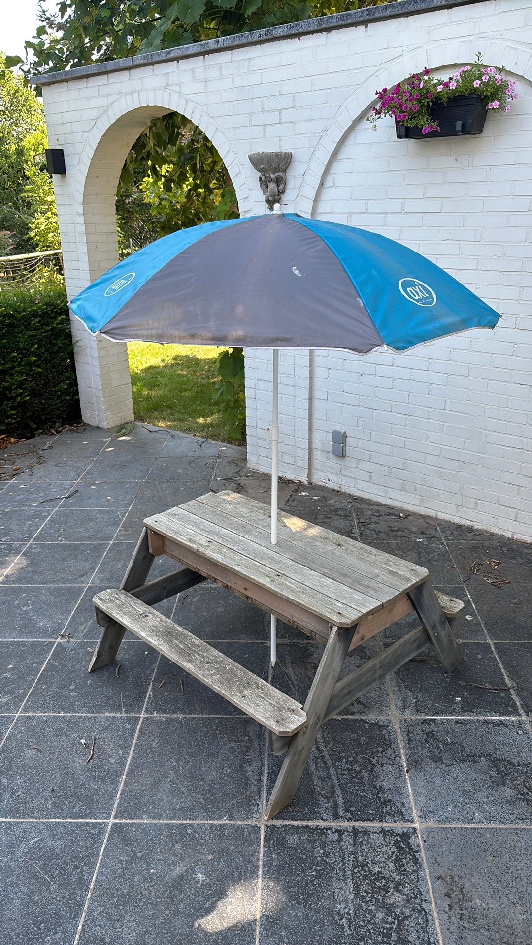 AXI Zand & Water Picknicktafel kinderen, Kinderen en Baby's, Speelgoed | Buiten | Speelhuisjes, Ophalen, Gebruikt, Hout