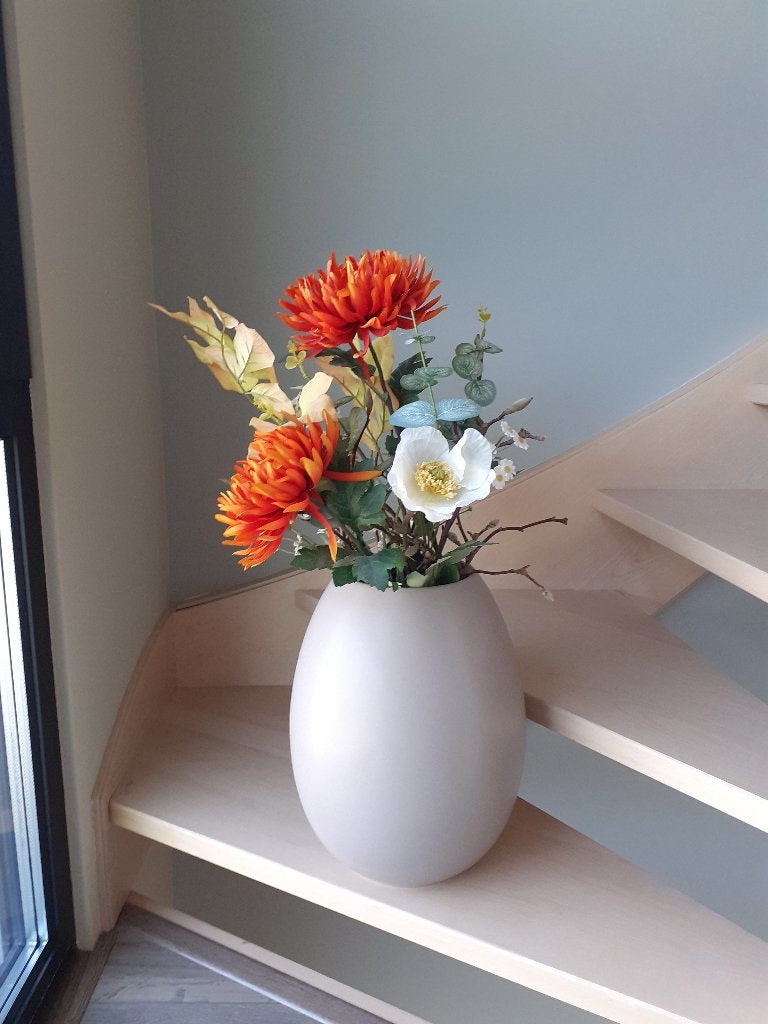 Vase Calligaris Flavour avec fleurs, Antiquités & Art, Enlèvement ou Envoi