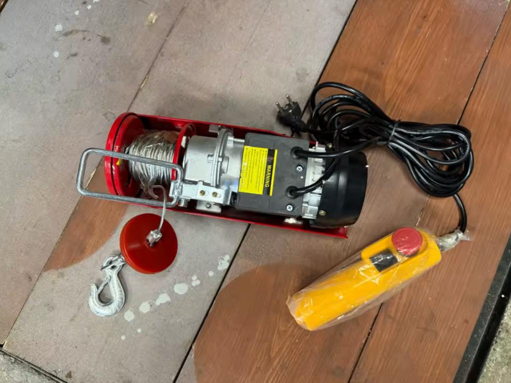 Palan électrique 250 kg 220V – Treuil électrique, Envoi, Électrique