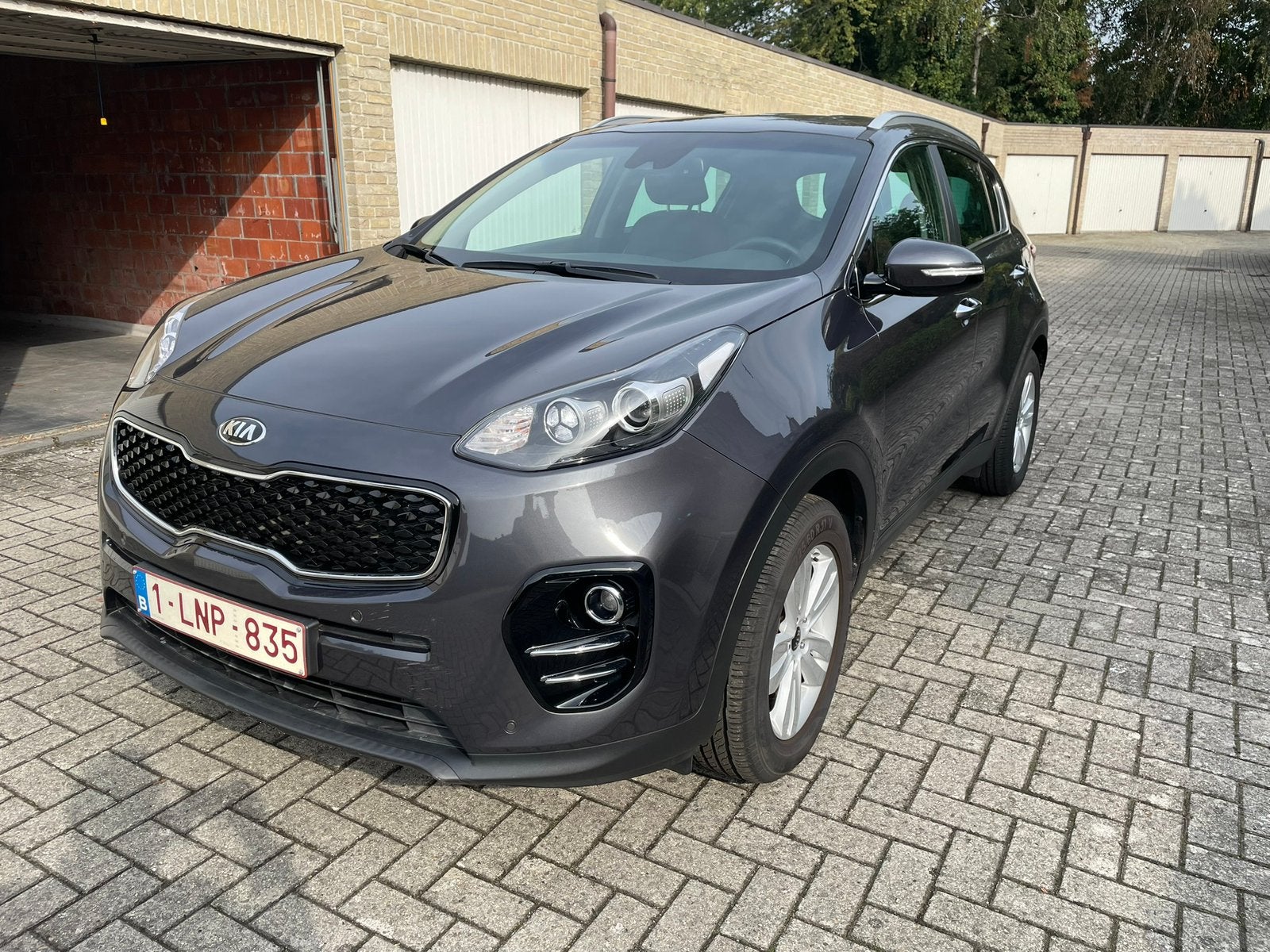 Kia Sportage 1.6 benzine, slechts 31000km, Autos, Argent ou Gris, Euro 6, Boîte manuelle, Entretenue par le concessionnaire