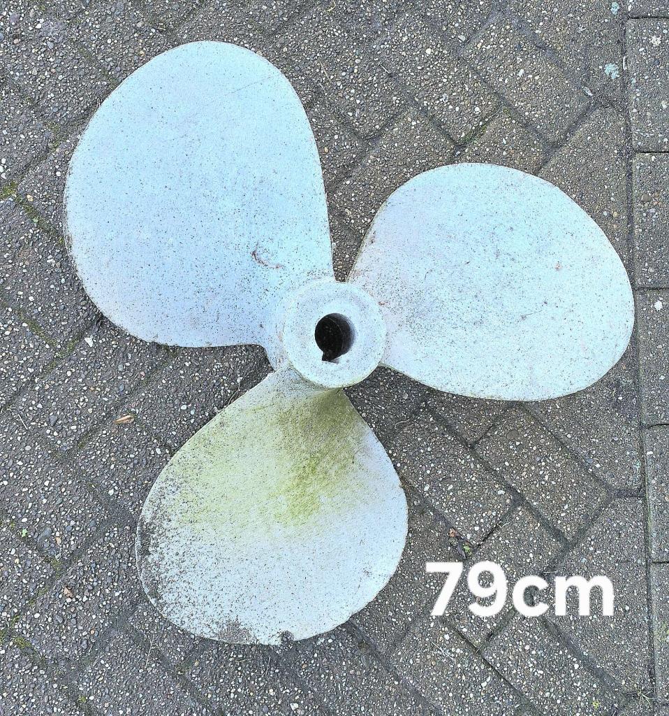 Scheepsschroef propellor van beroepsvaartuig, Verzamelen, Scheepvaart, Gebruikt, Overige typen, Motorboot, Ophalen of Verzenden