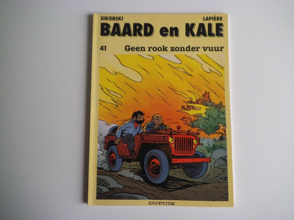 Baard en Kale 41 Geen rook zonder vuur ED 1993, Gelezen, Eén stripboek, Ophalen of Verzenden, Lapiere