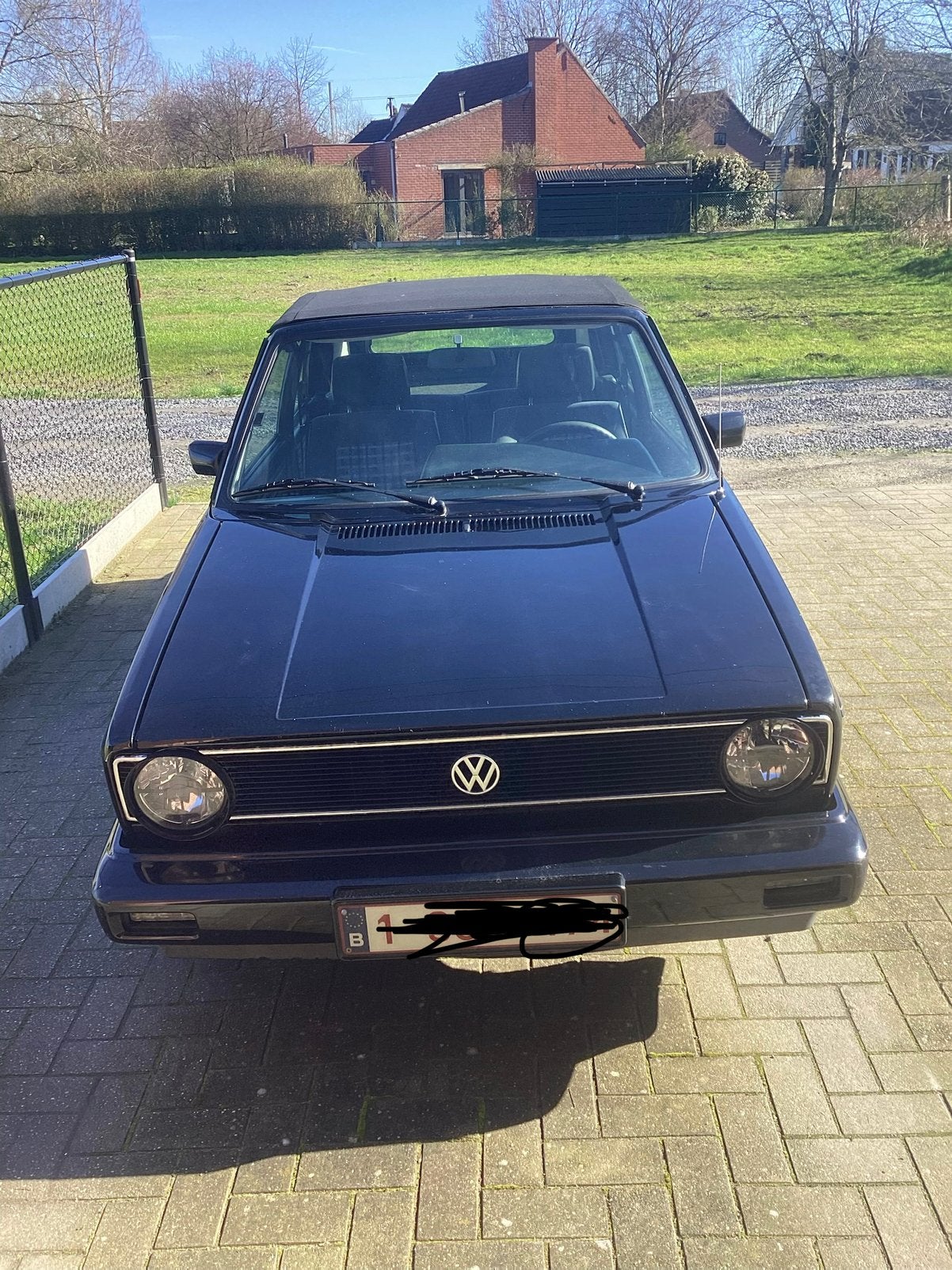 VW Golf 1 Cabrio Karmann 1993, Autos, Achat, 2 portes, Particulier, Tissu
