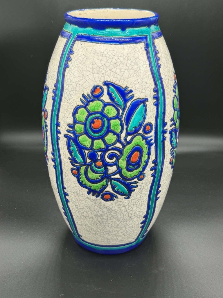Charles Catteau - BFK vaas - 30 cm, Ophalen of Verzenden