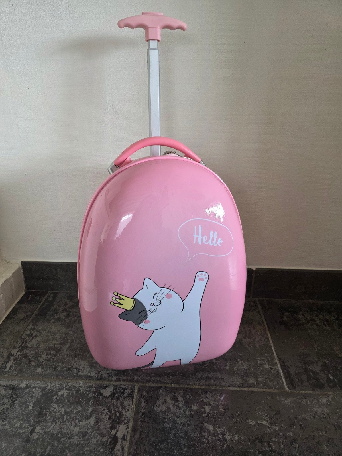 kinder reis koffer, Ophalen