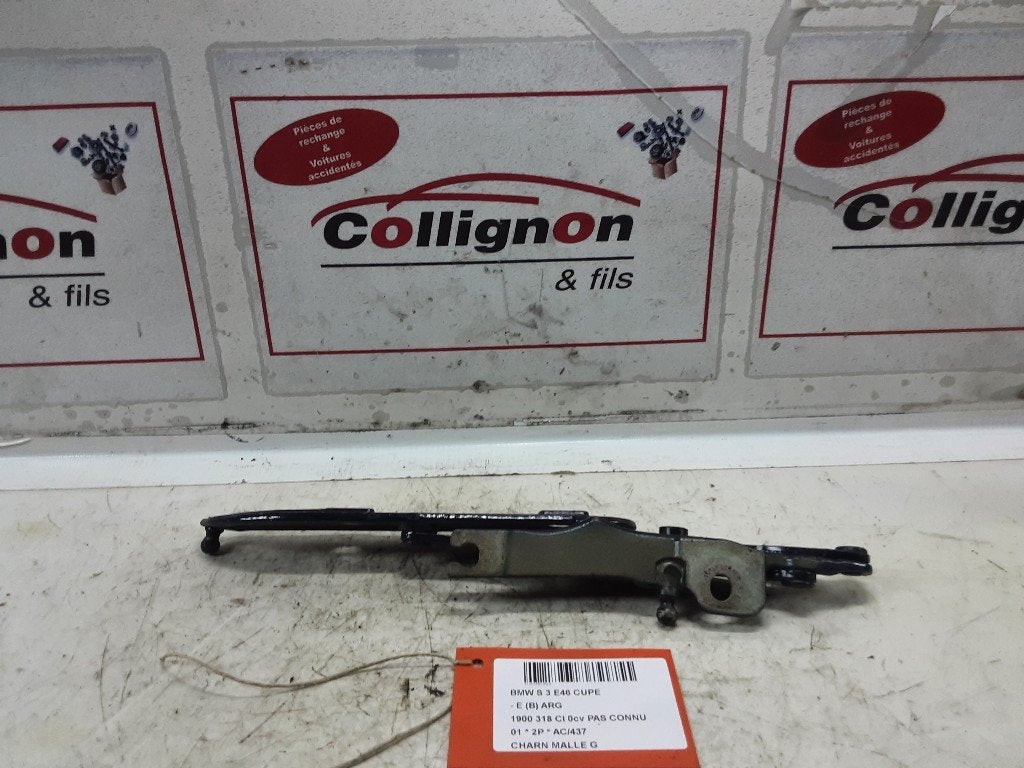 COFFRE COUVERCLE CHARNIERE GAUCHE BMW 3 serie (E46 / 2), Autos : Pièces & Accessoires, Mevr. I. Hauben, Utilisé, BMW, Rue de l'Espoir 34 34
4030  GRIVEGNÉE, BE