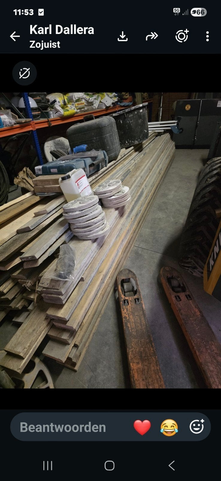 planken 4m20x12,5x2,5, Ophalen, Planken