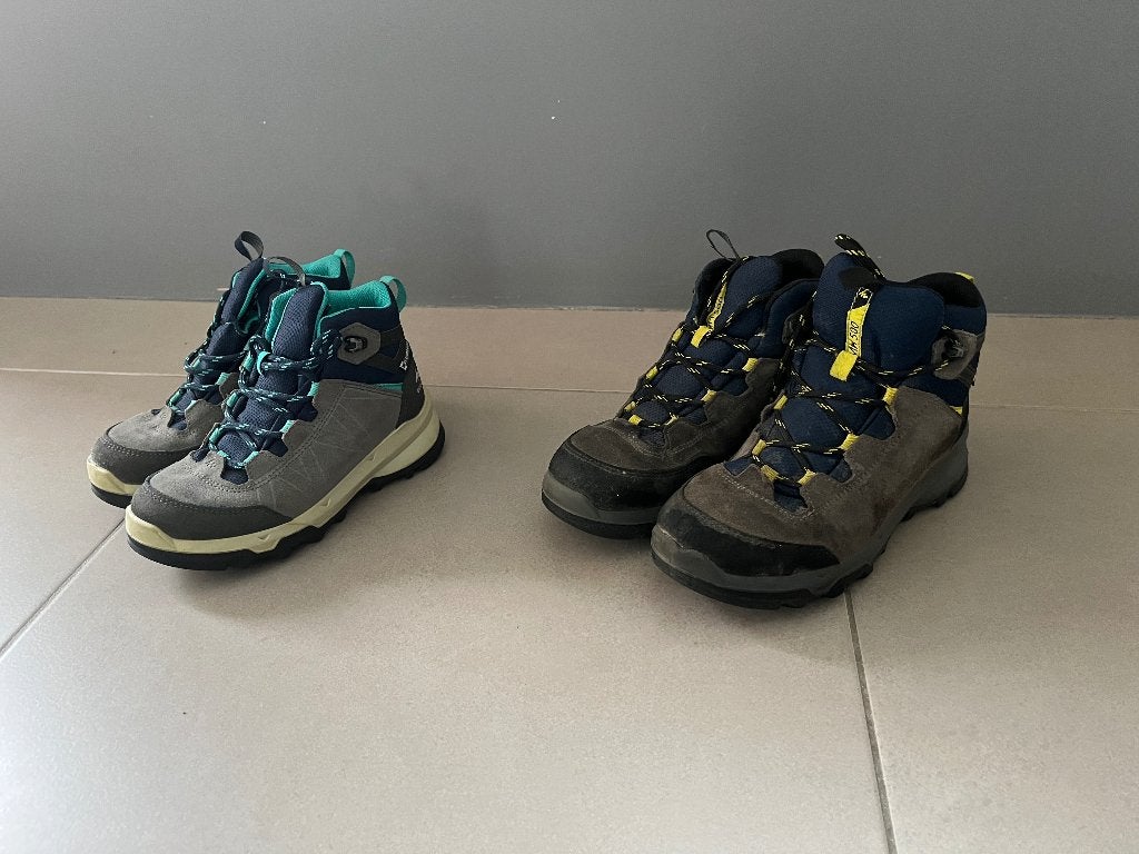 Quechua wandelschoenen 32,33 & 35, Ophalen, Gebruikt, Schoenen