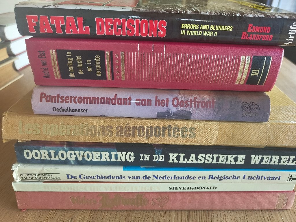 Lot boeken militair - vliegtuigen, Livres, Enlèvement ou Envoi, Diverse auteurs, Utilisé, Autres sujets/thèmes