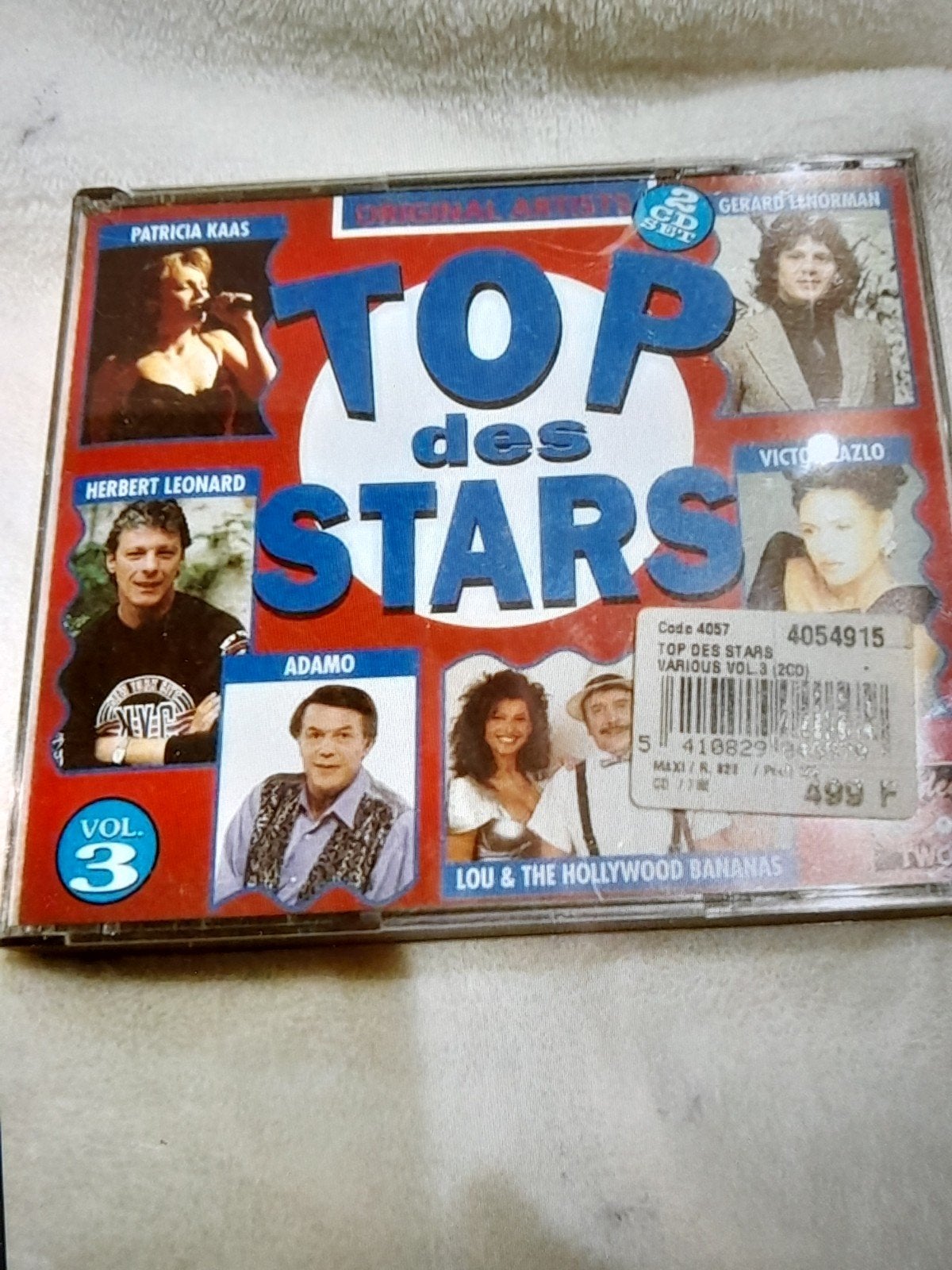 2 CD-topsterren: Céline DION, Claude FRANÇOIS,..., Ophalen of Verzenden